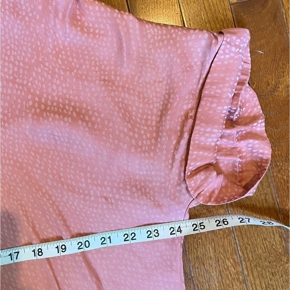 Lane Bryant | Popover V-Neck Top Blouse Abstract Polkadots Size 14/16 Flowy - Picture 8 of 8